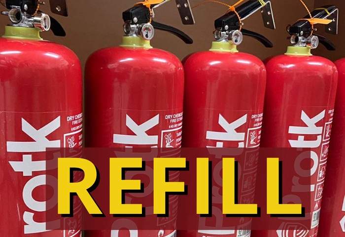 Refill APAR Fire Extinguisher | ABC | DCP Dry Chemical Powder - 1 kg, Powder 40%
