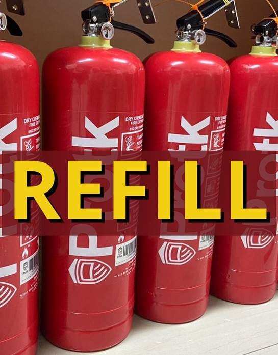 Refill Portable Fire Extinguisher | DCP Cartridge - 1kg