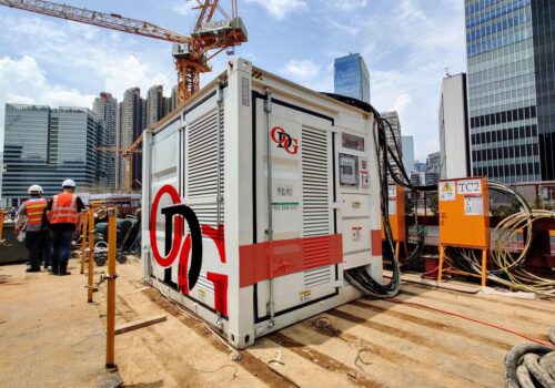 battery energy storage systems (ESS) AMPD in construction site application