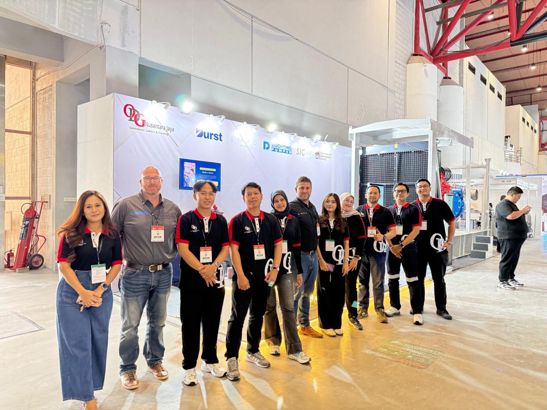 Event Mining Indonesia in Jiexpo, Booth ODG Nusantara Jaya